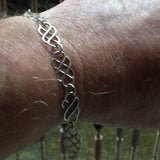 Celtic silver knot bracelet