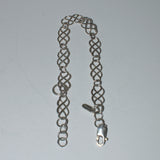 Celtic silver knot bracelet