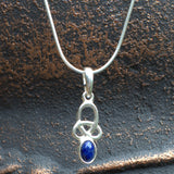Celtic knot silver pendant