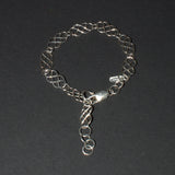 Celtic silver knot bracelet