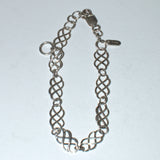 Celtic silver knot bracelet