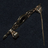 Gold Celtic opened brooch