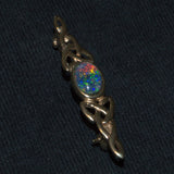 October birthstone Celtic brooch