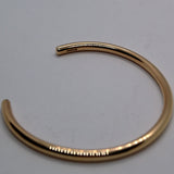 open bangle solid 9ct yellow gold