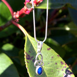 Silver Celtic pendant necklace