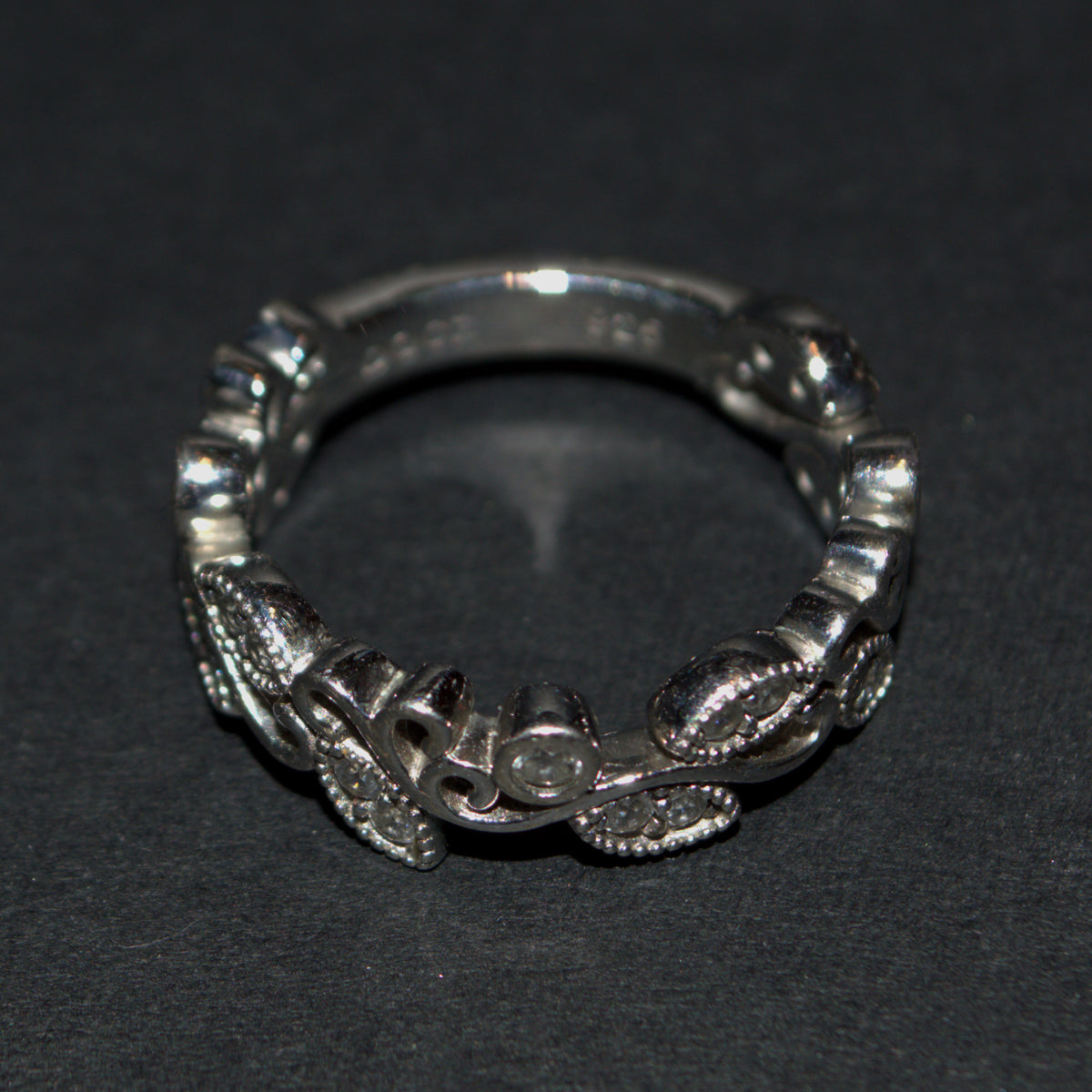 Pandora ribbon of love ring store