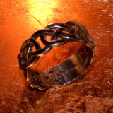 solid silver Celtic ring