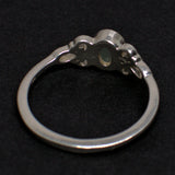 solid silver Opal ring