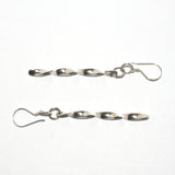 925 silver twist dangle earrings