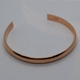 9ct solid red gold bangle