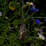 silver woodland pendant necklace