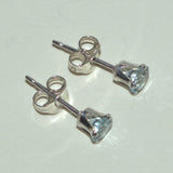 Scorpio birthday, Aquamarine stud earrings