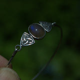 silver and Labradorite Celtic bracelet