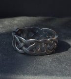Celtic solid 925 silver ring