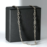 vintage sold 925 silver chain necklace shown on gift box