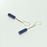 Lapis Lazuli and solid silver drop earrings