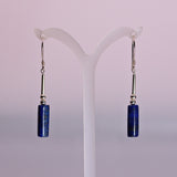 Lapis Lazuli and solid silver drop earrings