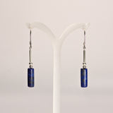 Lapis Lazuli and solid silver drop earrings