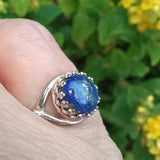 Lapis Lazuli solid silver ring