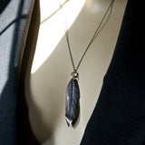 Nature solid silver nature pendant necklace