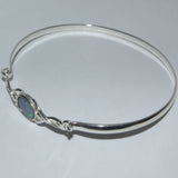 925 silver Opal Celtic bracelet