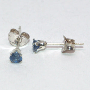 Sapphire stud earrings