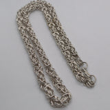 sterling silver kings chain necklace