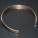 9ct solid red gold bangle