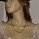 Celtic vintage solid 925 silver chain necklace