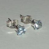 925 silver Aquamarine earrings