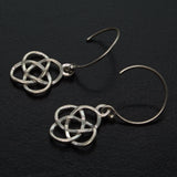 Sterling silver Celtic drop earrings