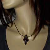 Amethyst 925 silver pendant necklace