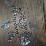 sterling silver nature bracelet