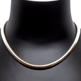 silver snake chain necklace