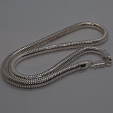 silver snake chain necklace