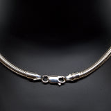 silver snake chain necklace