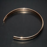 9ct solid red gold bangle