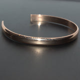 9ct solid red gold bangle