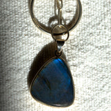 hallmarked Labradorite solid silver lariat necklace