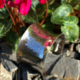 solid silver cuff bangle