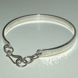 solid silver stacking bangle