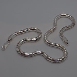 silver snake chain necklace