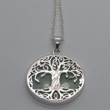 Jade tree of life necklace