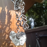 solid silver charm bracelet