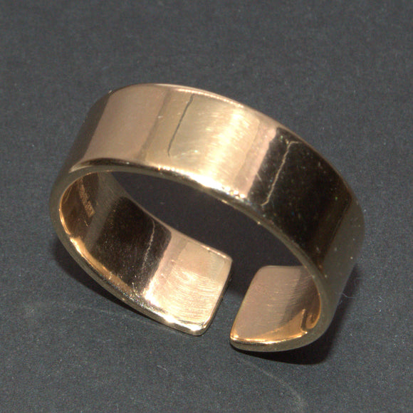 solid 9ct yellow gold open ring