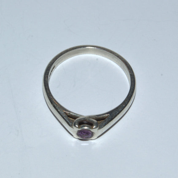 Silver and Amethyst ring