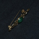 May birthstone Celtic brooch