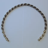 Celtic sterling silver neckband