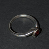 sterling silver Garnet ring