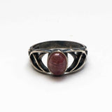 Celtic siliver and Pink Tourmaline ring